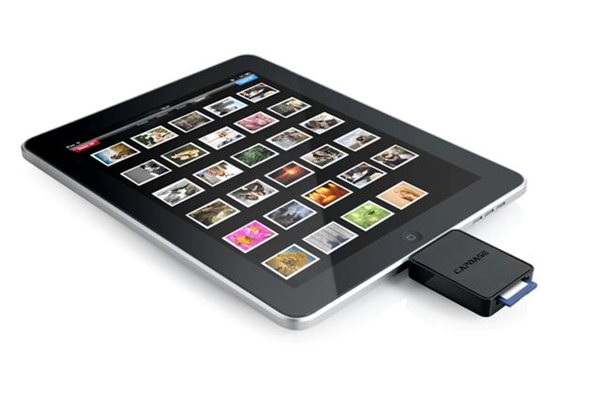 CAPDASE Dock Connector Card Reader-2Slots & 3Slots for  The New iPad/iPad2