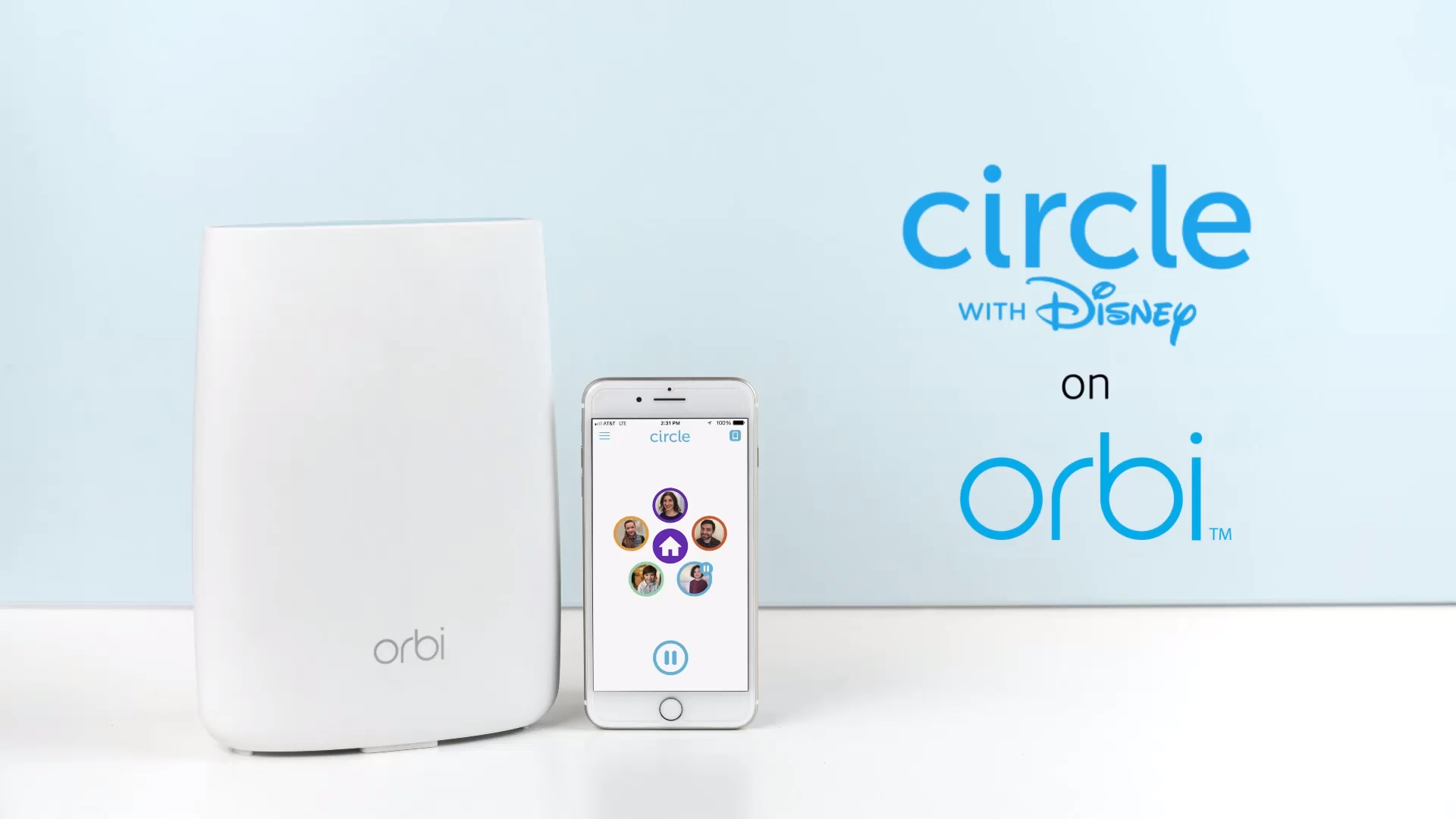 免費內建管控網路兒少不宜內容，Orbi 三頻 Mesh Wi-Fi 無線網絡系統結合 Circle APP 守護家中上網安全