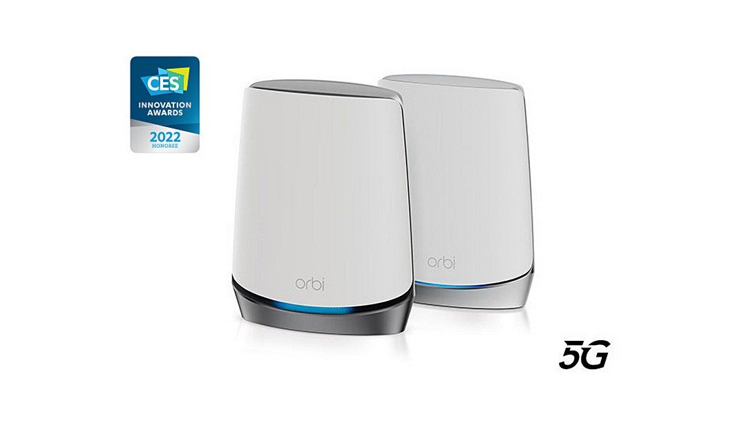 【新品消息】NETGEAR Orbi 5G Mesh WiFi 6 專業級三頻路由器 2 件套裝 (NBK752)