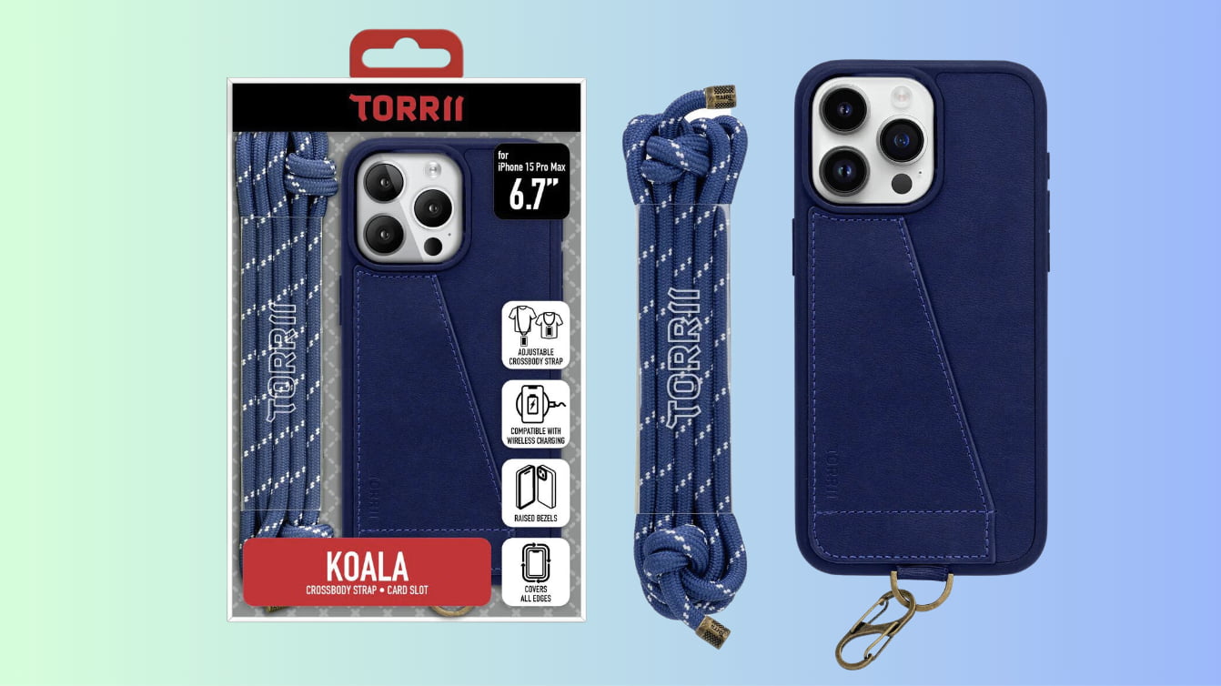 TORRII 香港推「深藍色皮革」iPhone 15 Pro Max 手機殼，支援無線充電，售價 $199