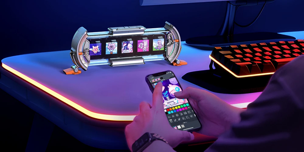 Divoom 推出全新 Times Gate 多功能像素顯示器，展現科技未來美學