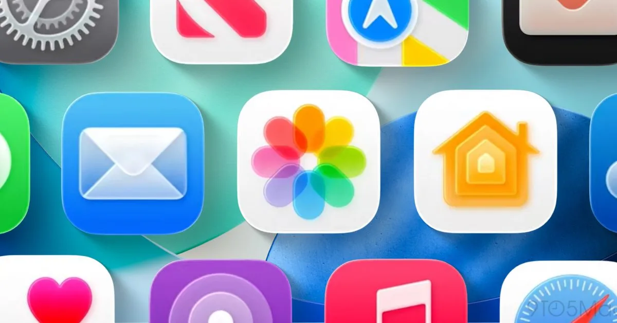 iOS 26 全新圖標設計與 iOS 18 對比分析