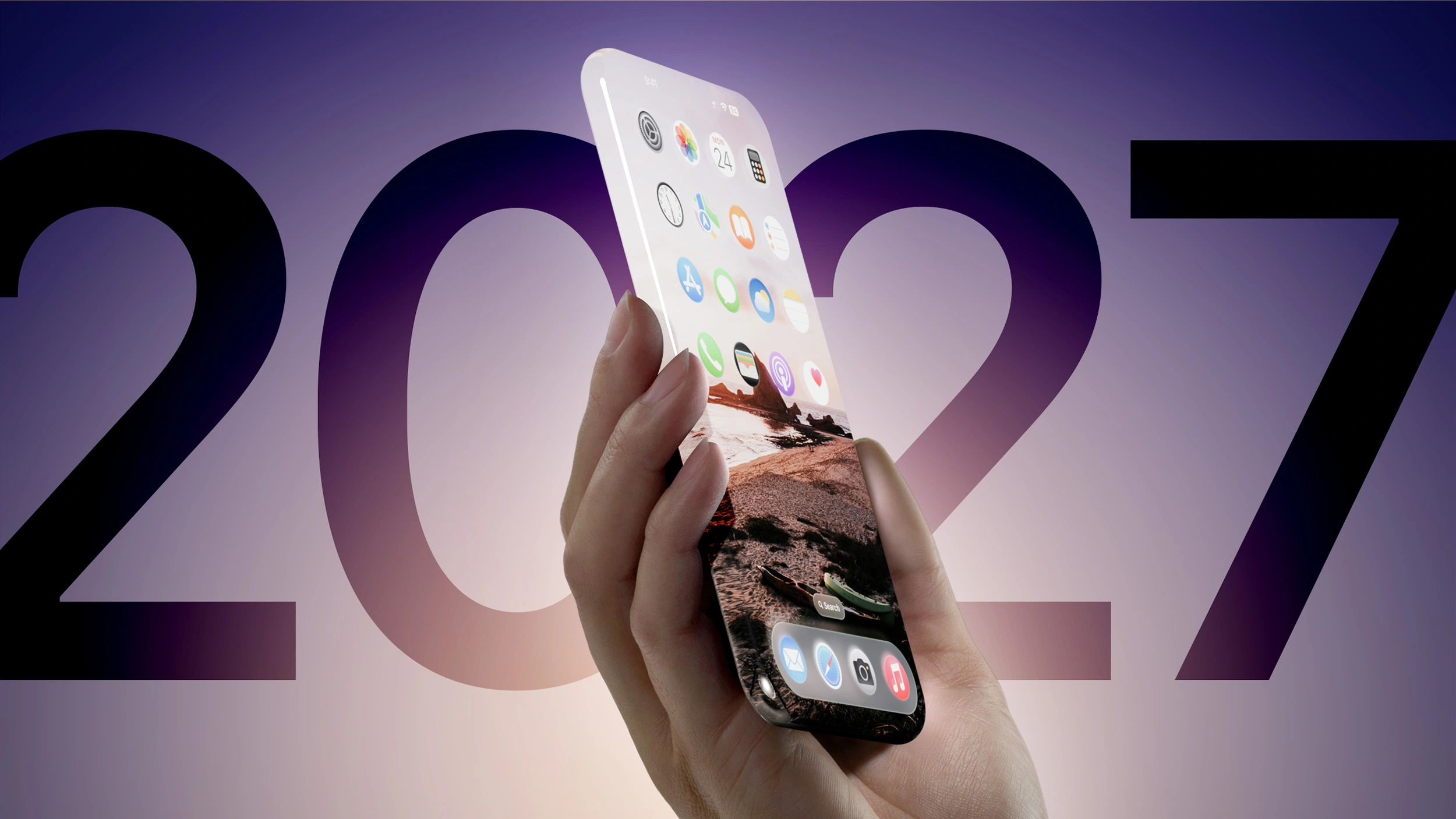 Apple iOS 26 的 Liquid Glass 設計或暗示未來 iPhone 的大規模硬件變革