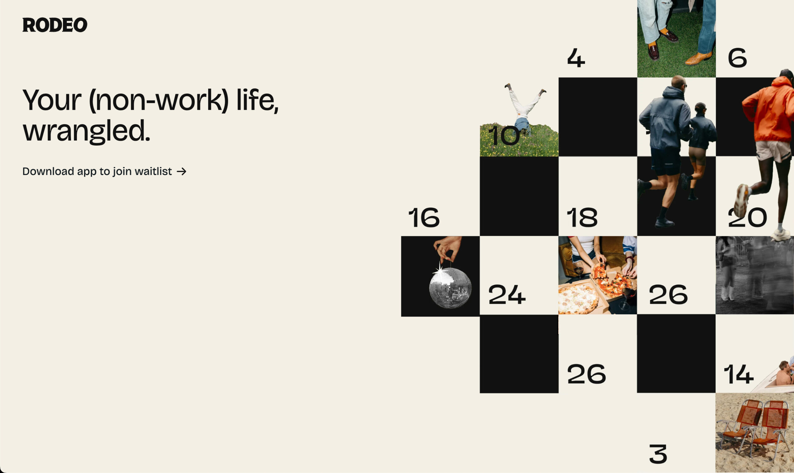 Rodeo 是一個與朋友計劃活動的應用程式