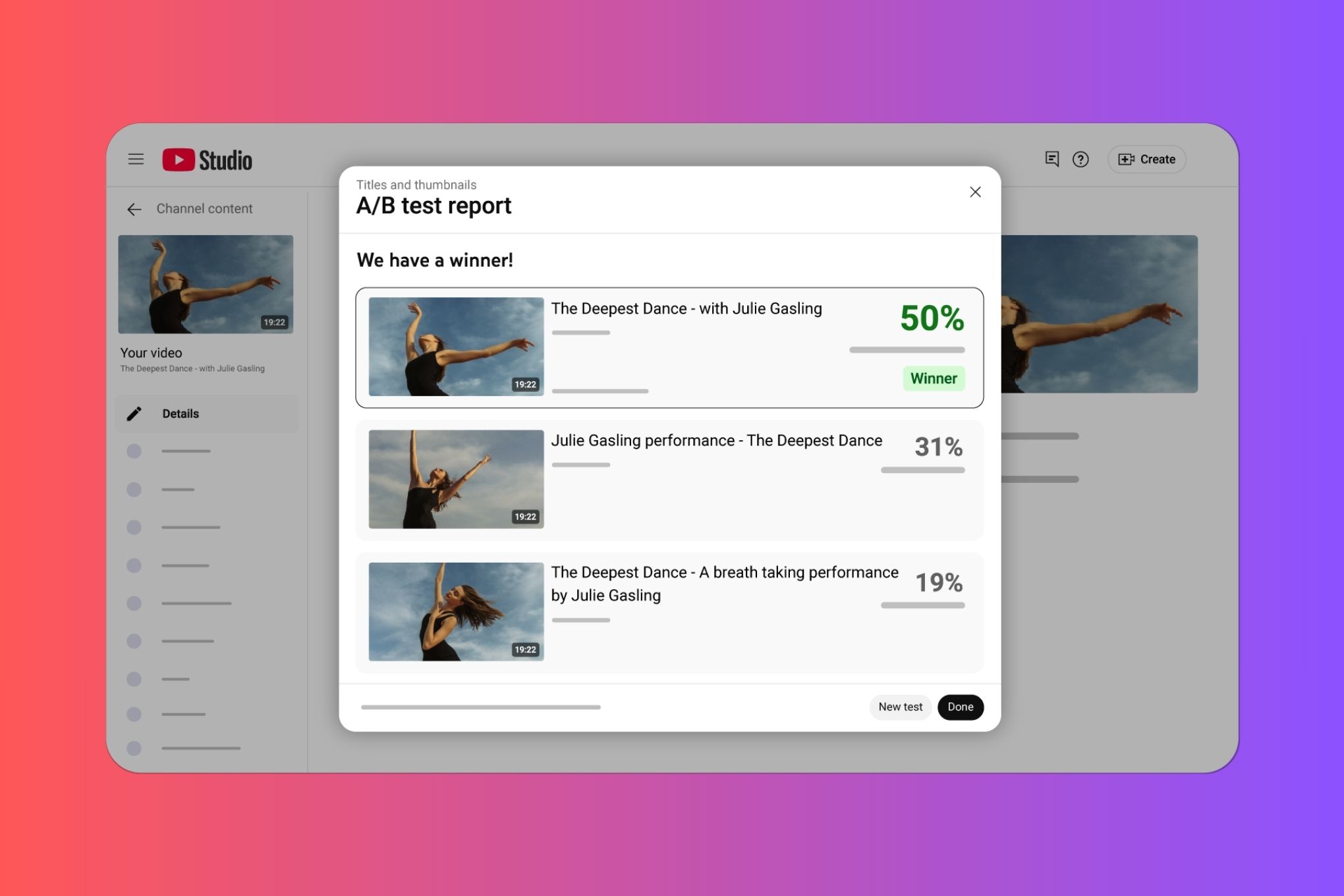 YouTube 創作者現在可以測試多個影片標題