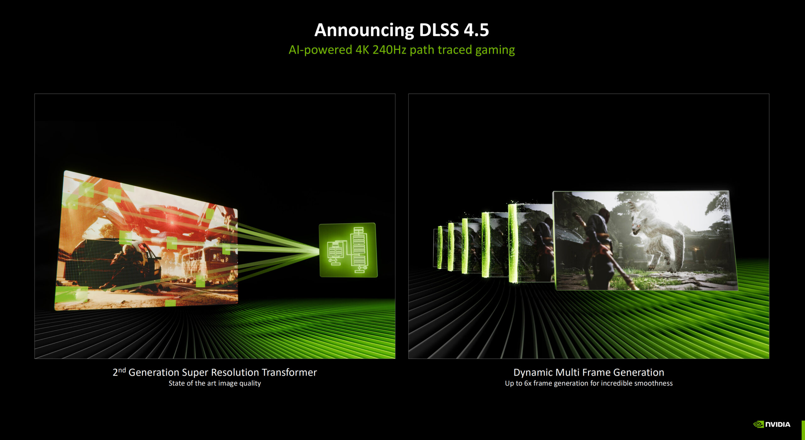 Nvidia 宣布推出 DLSS 4.5，具備 6x 幀生成及提升畫質