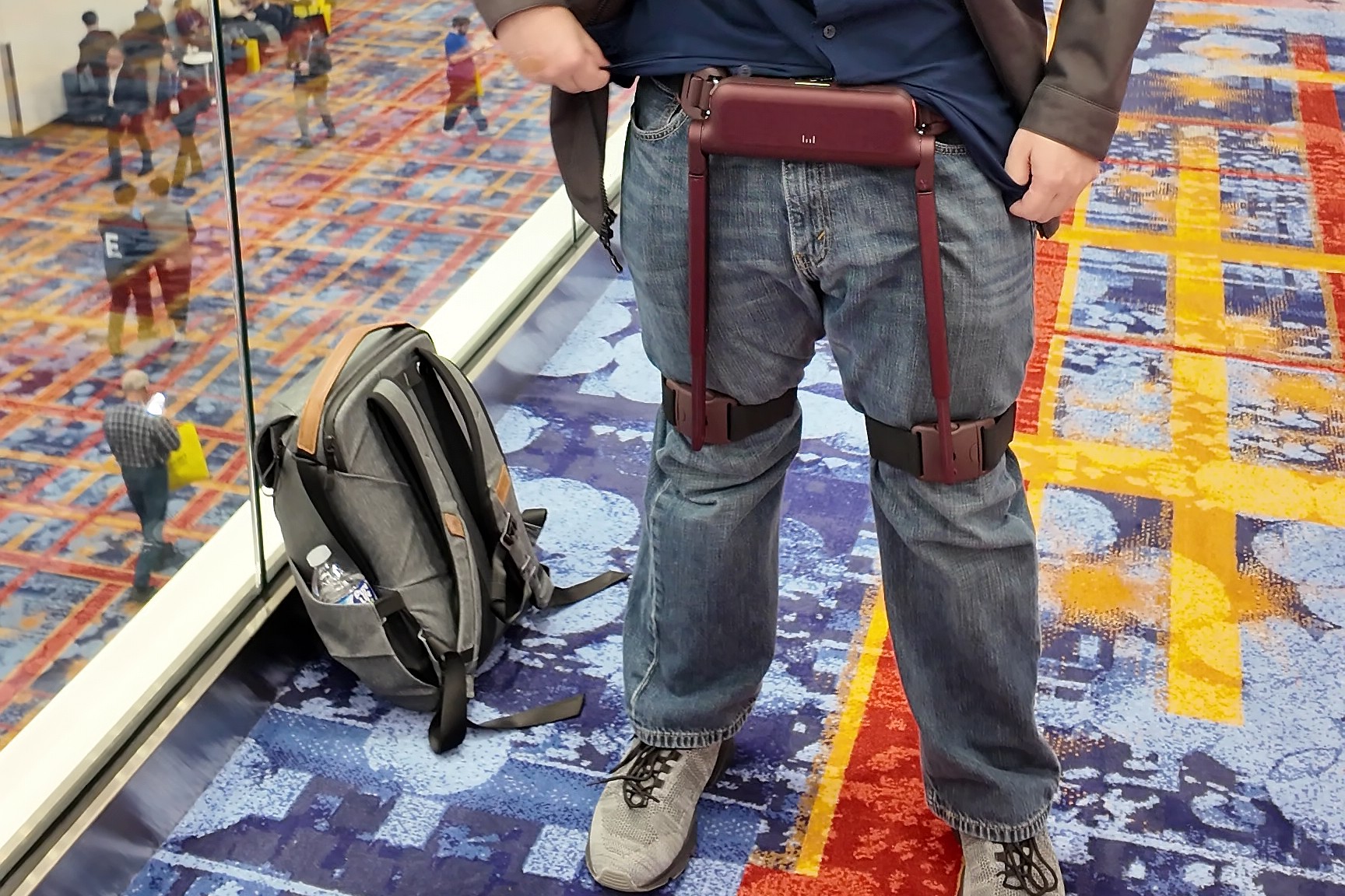 這個腰包機械人幫我走了數英里