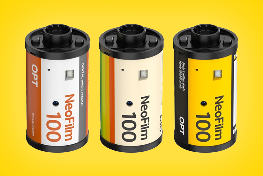 這些懷舊的 35mm 胶卷內藏一部微型數碼相機