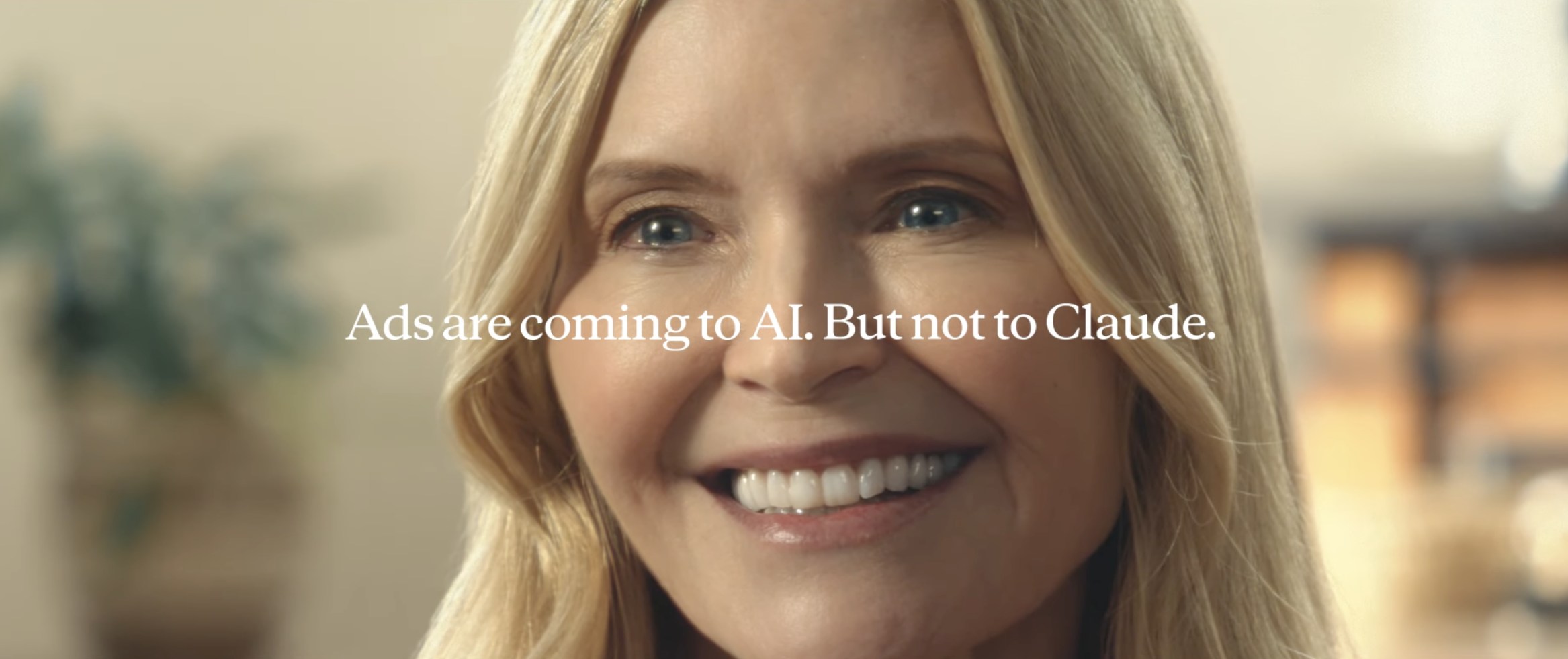 Anthropic 宣布「Claude 將保持無廣告」與 ChatGPT 不同