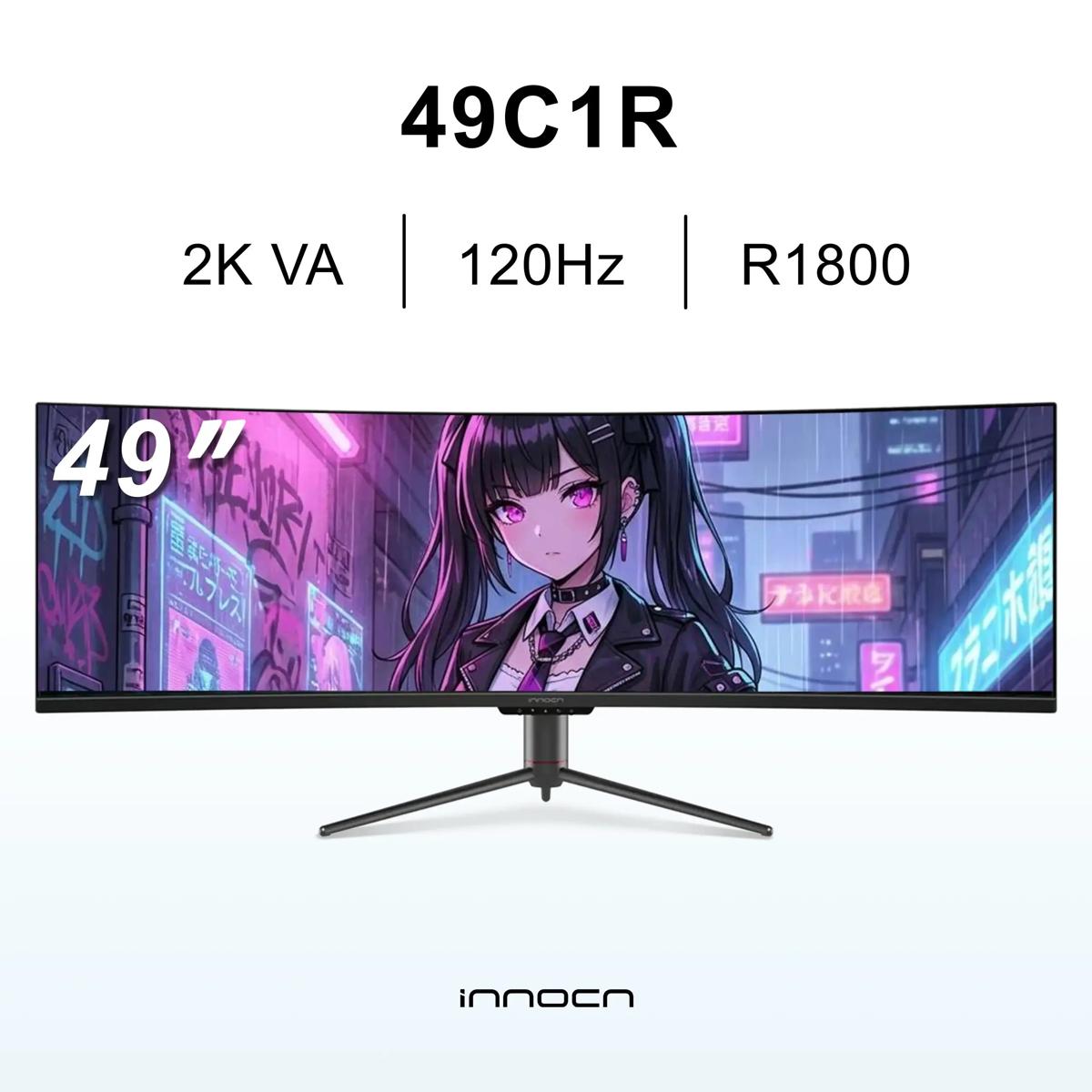 INNOCN 49C1R 49 吋 32:9 曲面顯示器